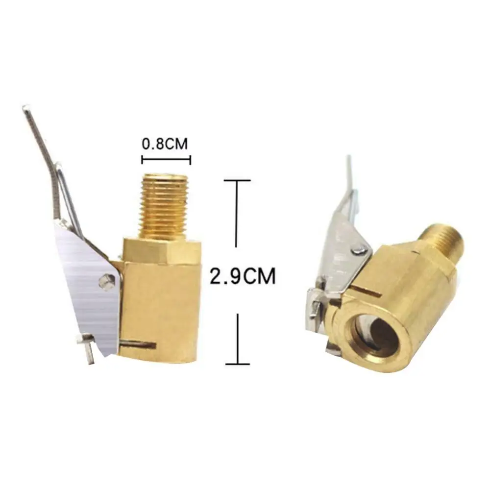 

35% Hot Sales!!! Car Truck Tyre Tire Inflator Valve Air Pump Clip Nozzle Metal Adapter Connector