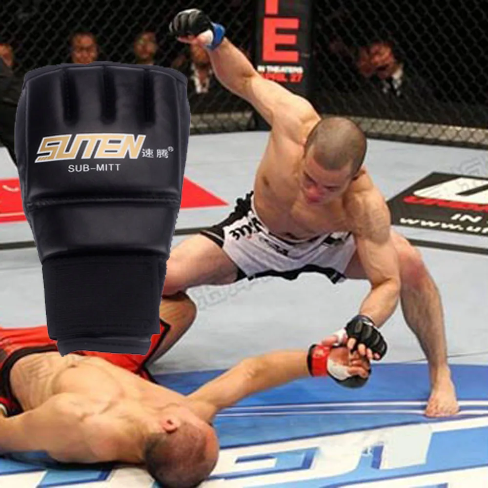 Крутой тренировочный рельефный ударный мешок для MMA Muay Thai полурукавицы