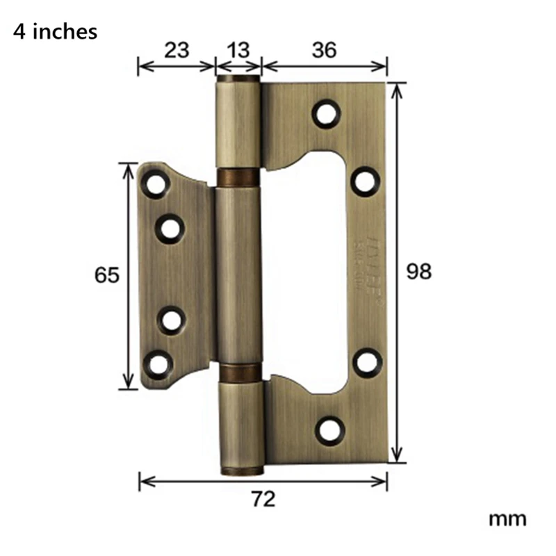 Шарнирная опора из нержавеющей стали 304 шарнирная для дверных петель 4 дюйма 5