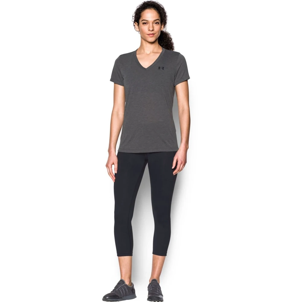 Футболка Under Armour Threadborne Train V-Neck SS 1290179-090 | Спорт и развлечения