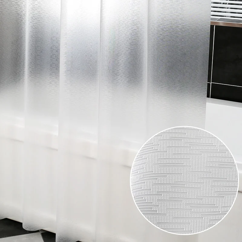 

Матовая антиплесневая занавеска для душа прозрачная отдельная Водонепроницаемая занавеска для душа EVA Cortina Ducha Декор для ванной DE50YL