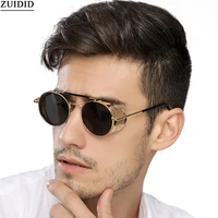 punk sunglasses for men vintage steampunk glasses luxury oculos de sol masculino round lunette de soleil homme okulary lentes