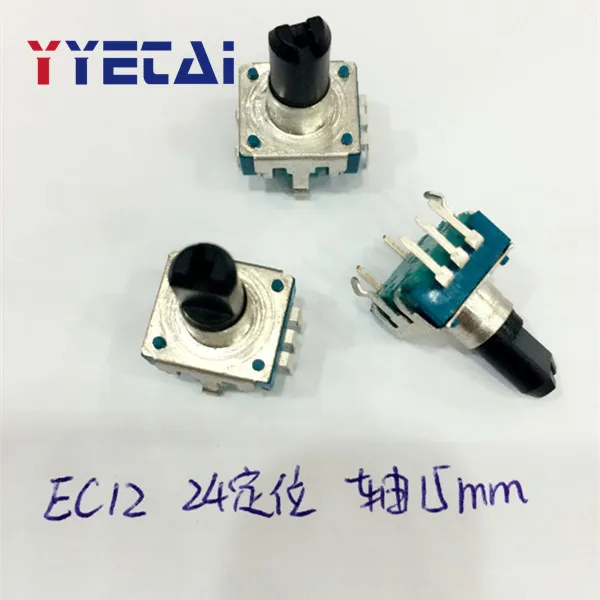 

EC12 type encoder with switch 24 positioning number 24 pulse axis length 15MM DD
