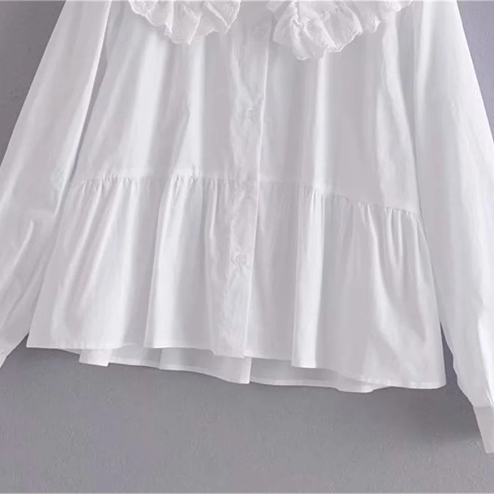 Женская одежда осень 2019 Новая европейская Маленькая кружевная свободная тонкая