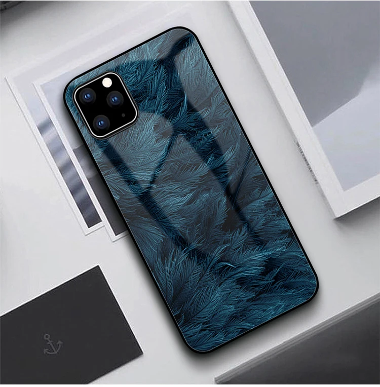 Чехол GFATIH для Apple iPhone 11 с принтом в виде перьев и звездного неба для iPhone 11 Pro Max, чехол для iPhone 7 Plus 8 XS, чехол для Max XR