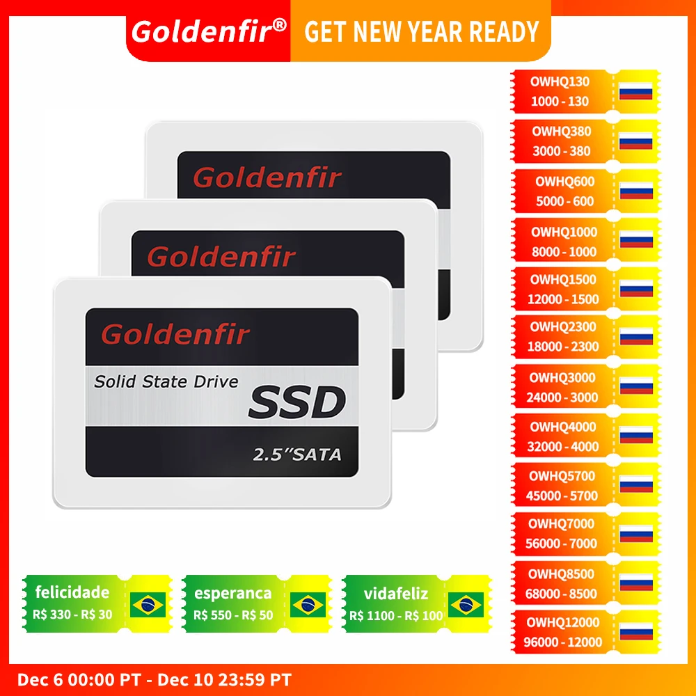  Жесткий диск SSD 2,5, 120 ГБ, 240 ГБ, 360 гб, 480 ГБ, 500 Гб, 960 ГБ, Твердотельный ssd, жесткий диск SSD 128 ГБ, 256 ГБ, 512 ГБ для HP