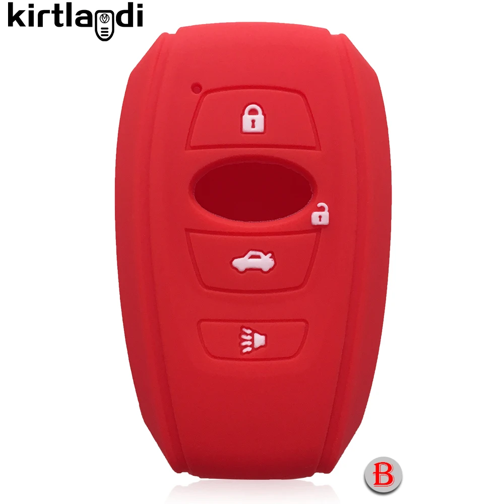 Силиконовый чехол для ключа автомобиля Subaru Forester XV BRZ LEGACY SV 2019 2020 3/4 кнопка