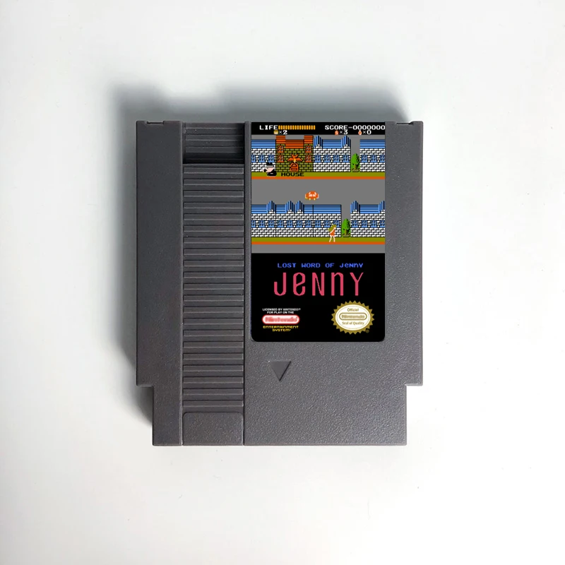 

Картридж игровой для консоли NES 72 pin Lost Word of Jenny