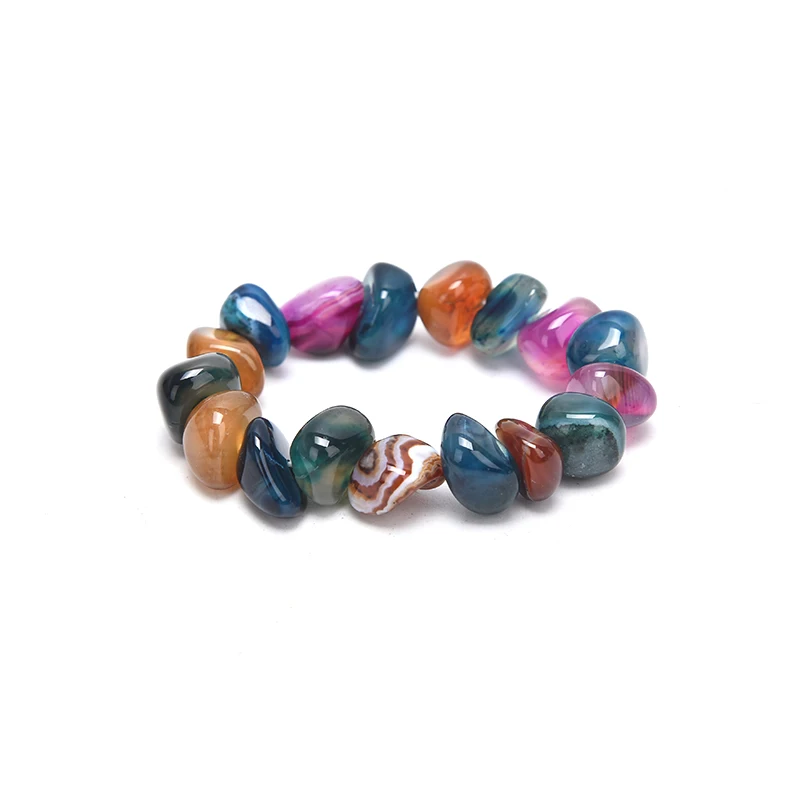 Браслет с бусинами из натурального хрустального камня | Украшения и аксессуары