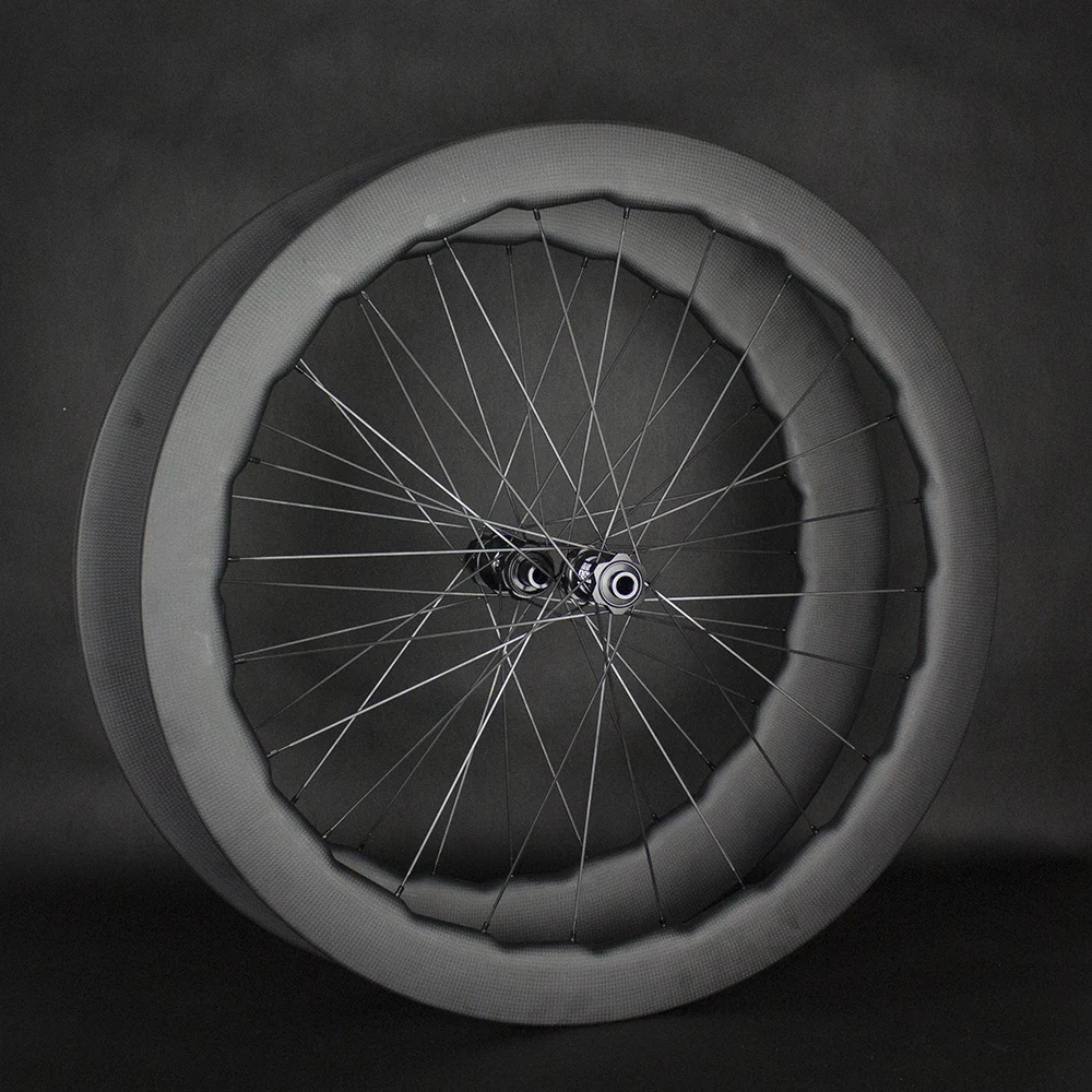 Бесплатная доставка Велосипеды колеса аеро 80 мм Глубина дисковый тормоз Hubset