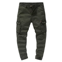 spring autumn joggers mens casual cargo pants tactical trousers pockets streetwear military army style clothing