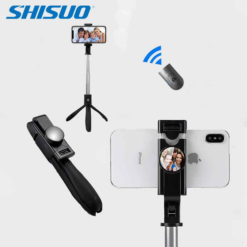 Мини селфи палка SHISUO k06 Складная с Bluetooth|Селфи-моноподы| |