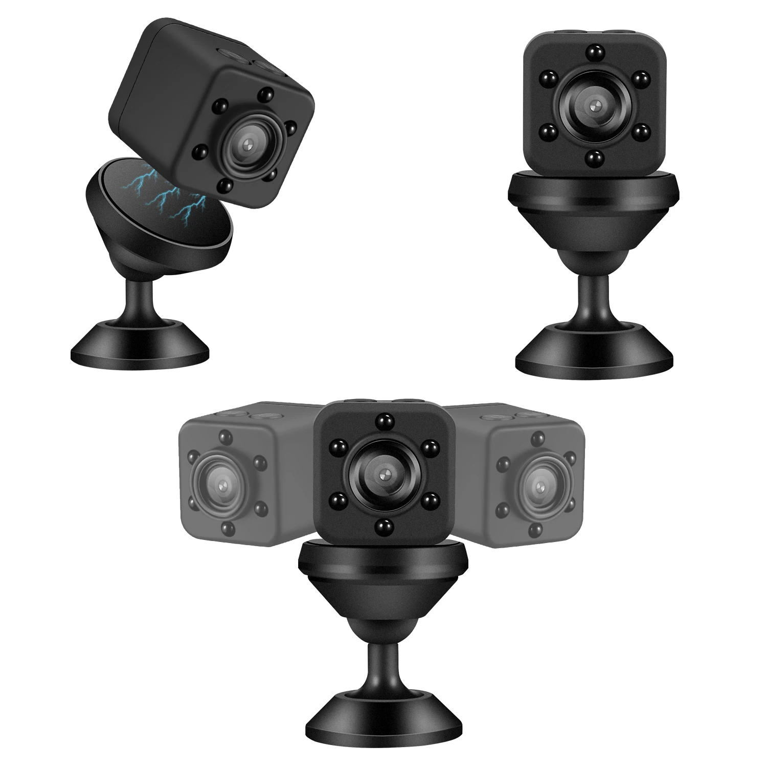 Мини камера видеонаблюдения HD 1080P SQ18 SQ19 с ночным видением и датчиком