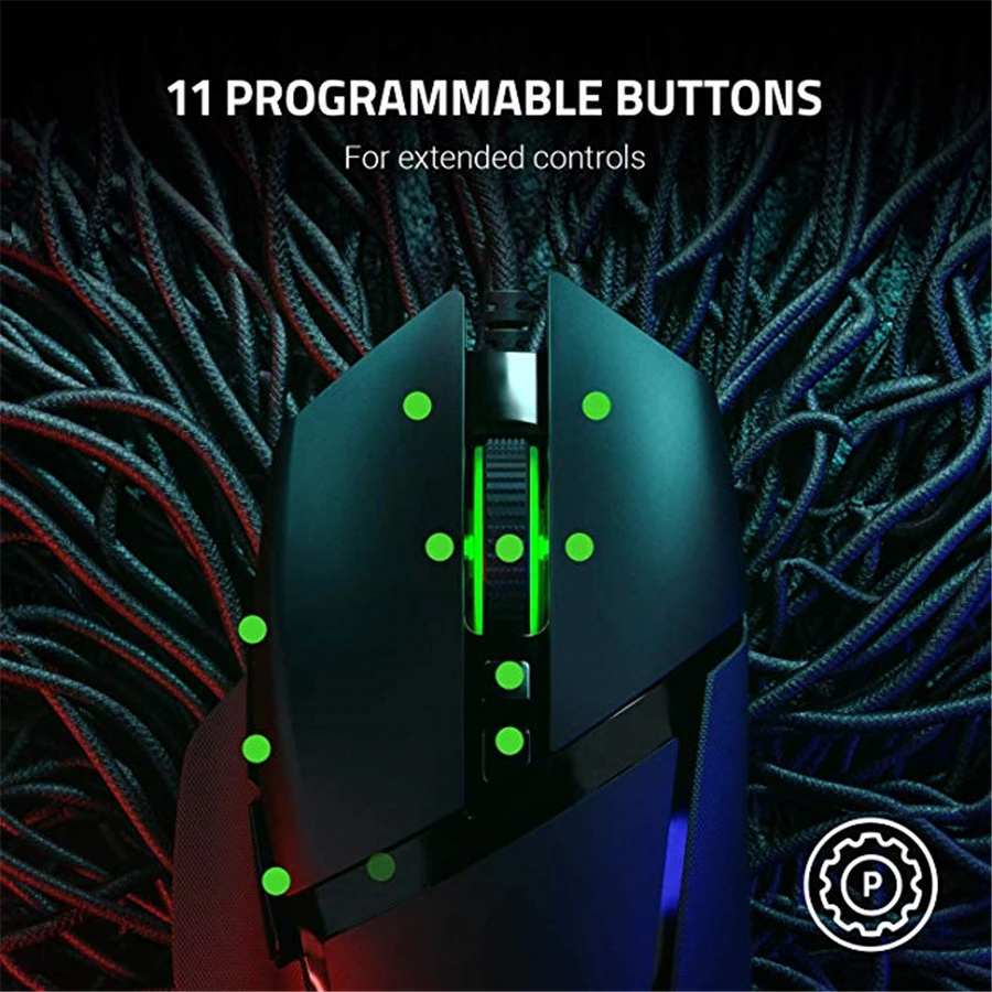 Игровая Проводная компьютерная Мышь Razer Basilisk V2 Version-2 RGB-подсветка | Компьютеры и