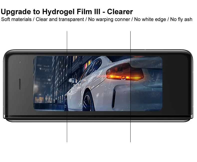 IMAK Hydrogel 3 III пленка для samsung Galaxy Fold Phone screen+ внутренний экран+ задняя защитная пленка мягкая защитная пленка