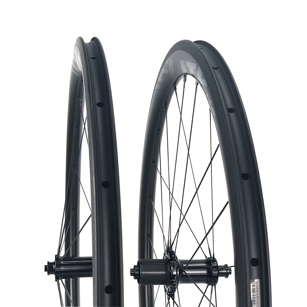ELITEWHEELS ENT Road Bike Carbon Wheelset 700c UD МАТОВЫЕ велосипедные колеса бескамерные готовые UCI