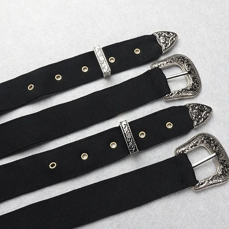 Женский костюм с юбкой и поясом модный дизайнерский из двух предметов 2020 |