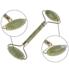 Нефритовый массажер для лица, натуральный камень, для подтяжки подбородка, лица, тела, спины, инструмент для ухода за кожей