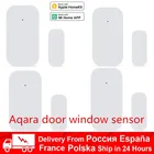 Датчик открытия окон и дверей Aqara Zigbee, беспроводной смарт-пульт дистанционного управления для дверей под управлением Android, IOS, с приложением Mi Home