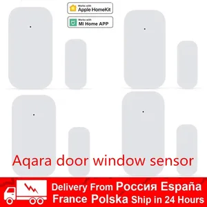 Датчик открытия окон и дверей Aqara Zigbee, беспроводной смарт-пульт дистанционного управления для дверей под управлением Android, IOS, с приложением Mi Home