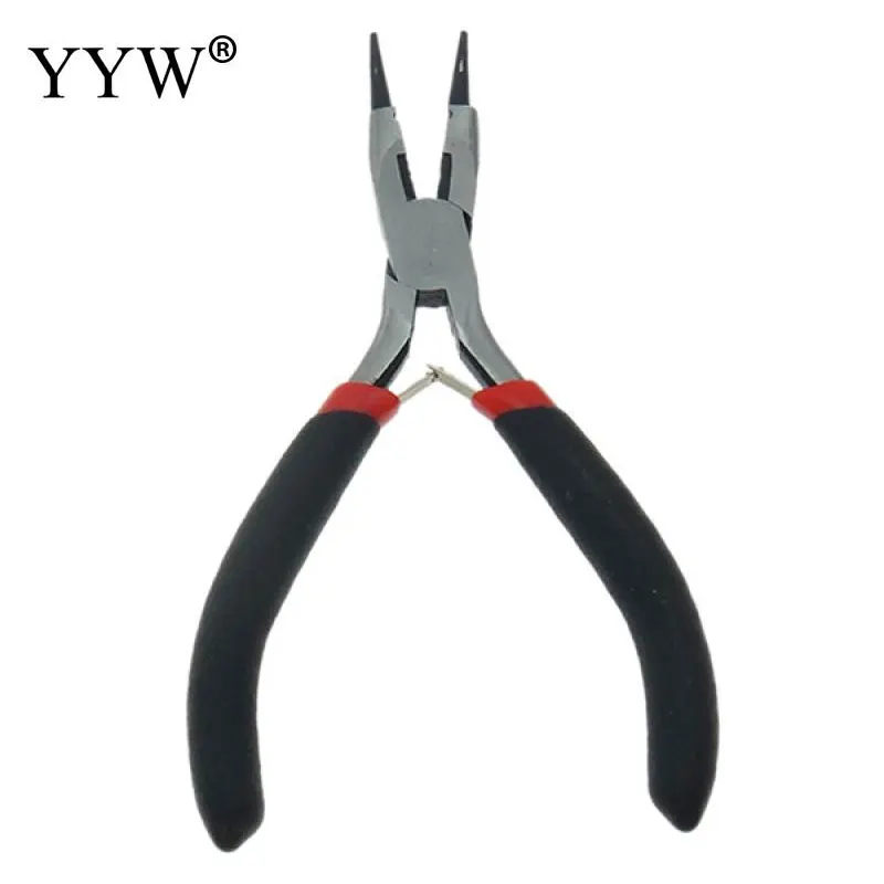 Jewelry Pliers Ferronickel black Rubber Needle Round Nose Cut Wire Making nickel &amp cadmium free 67.5x123x9.5mm |