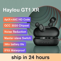 tws earbuds qcc 3020 aptx haylou gt1 xr auriculares bluetooth wireless headphones for xiaomai ios smartphone gaming earphones