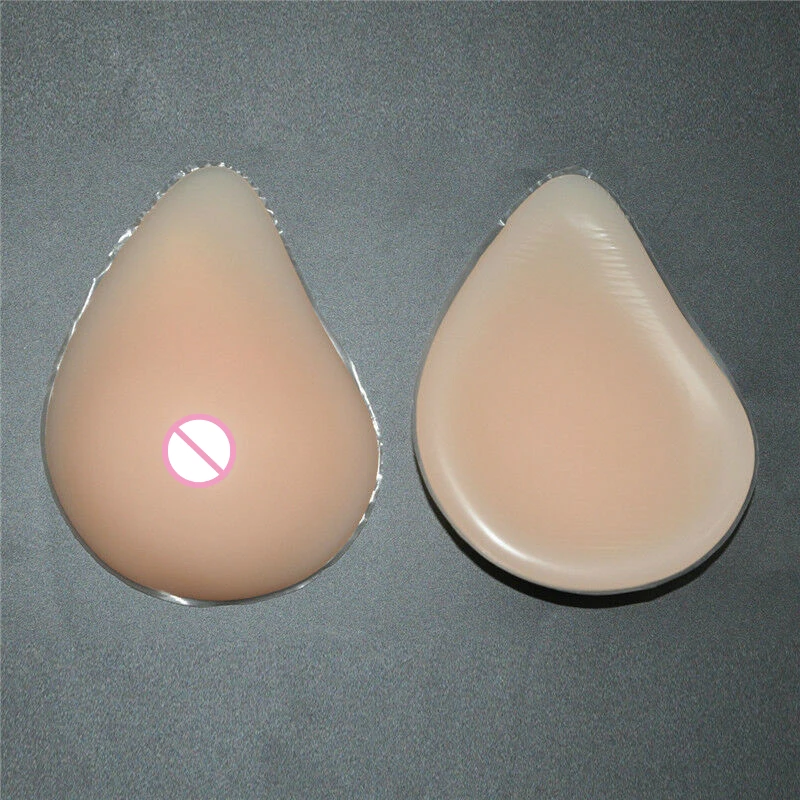 A-E Cup Triangle Silicone Breast Form False Boob Teardrop Mastectomy Enhancer Sold Separately