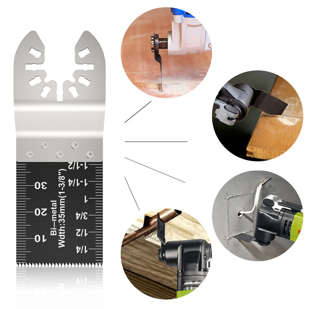 

32 шт. профессиональные аксессуары для дома прочные деревянные металлические портативные колебательные пилы набор лезвий быстрорежущие че...
