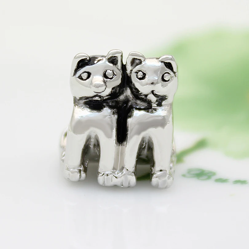 Бесплатная доставка двойной браслет в виде кошки для браслета Pandora|bracelet rack|bracelet