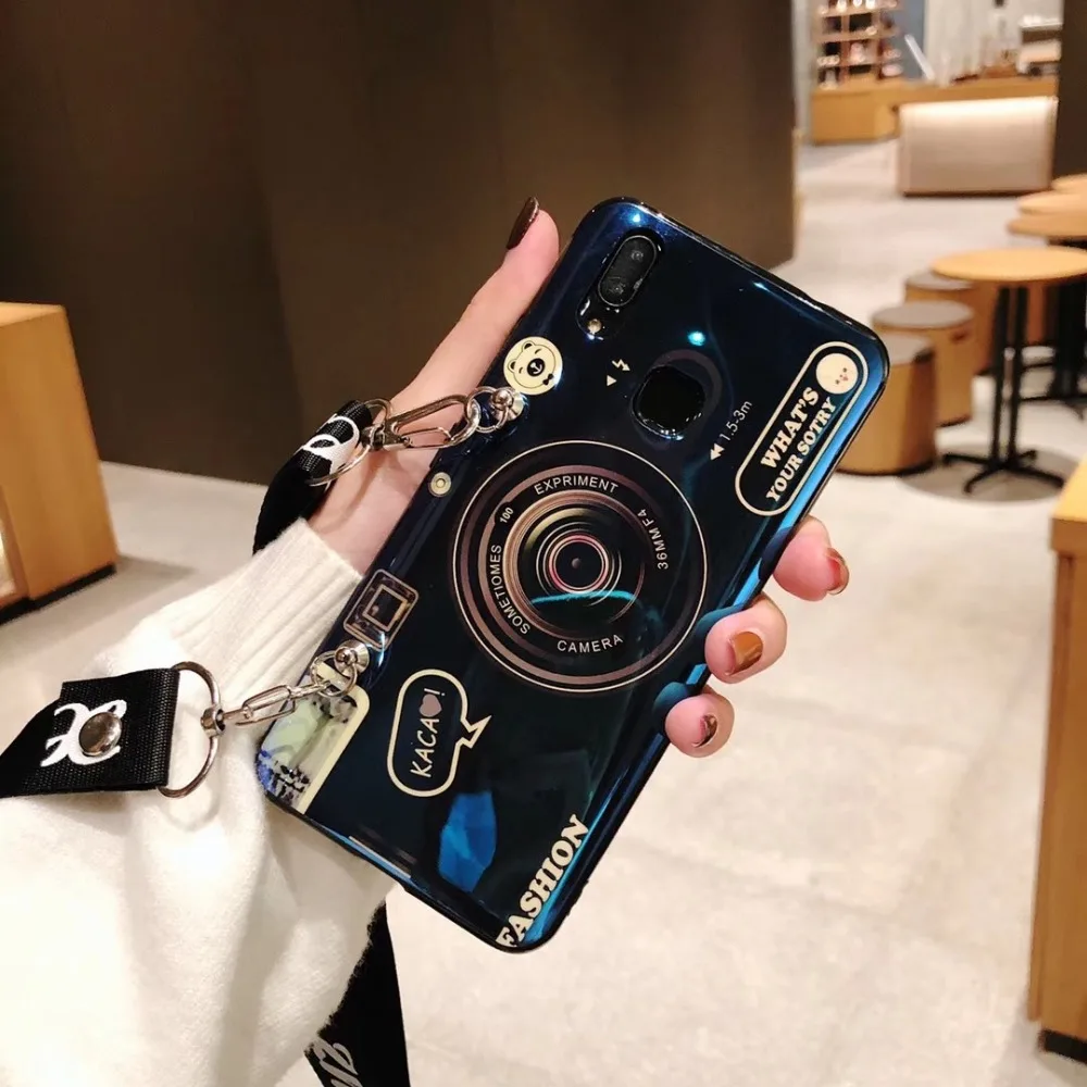 Для Huawei Y5 Y6 Y7 2017 Prime Pro 2018 Y9 2019 3D камера силиконовый чехол-накладка из мягкого ТПУ