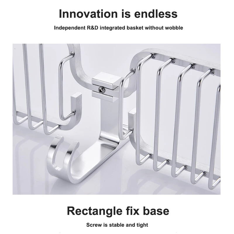 Подставка для мыла и в ванную комнату Алюминиевая Полка настенные аксессуары