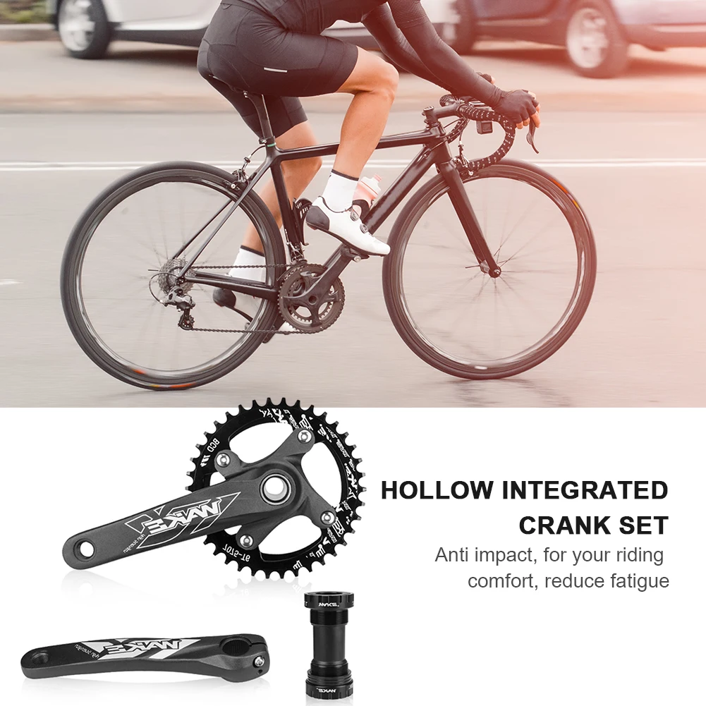 

Mountain Bike Axis Crankset Bottom Shaft Sprocket MTB Crank Set Chain Ring Chain Wheel Bottom Bracket Bicycle Parts Accessories