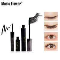 music flower m5053 mascara and eyeliner combination lengthening densely waterproof and sweatproof makeup gift for girl or women