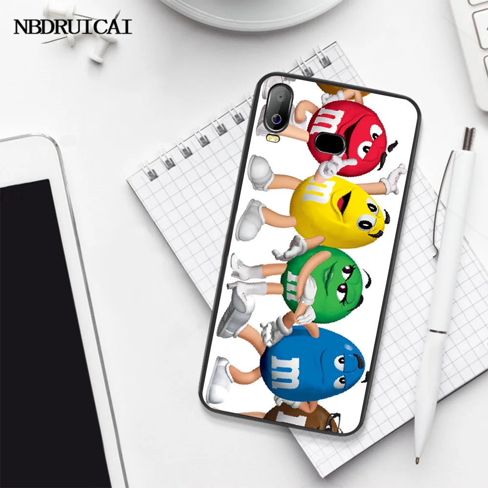 NBDRUICAI M & Ms шоколадный Мягкий силиконовый чехол для телефона из ТПУ Samsung A10 A20 A30 A40 A50
