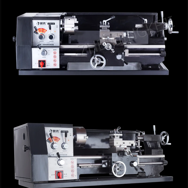 

CT6132 Desktop Lathe Home Lathe Lndustrial Grade Small Lathe Woodworking Lathe Metal Lathe Profession High Precision Mechanical