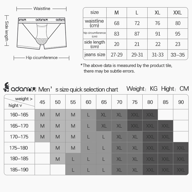 Новое поступление 2020 мужское нижнее белье раздельные боксеры хлопковые дышащие