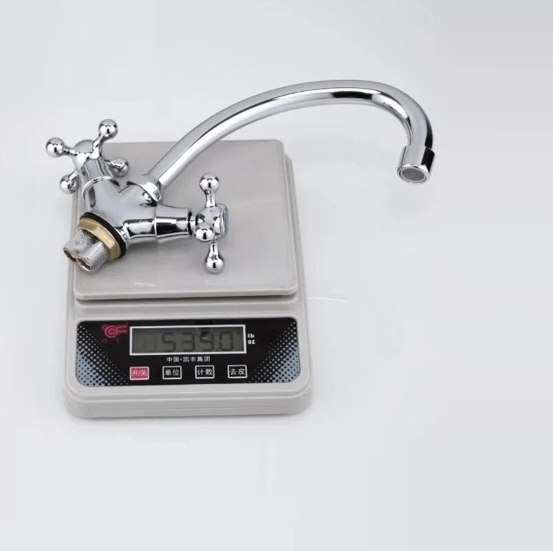 

Classic Style Kitchen Faucet Cold and Hot Water Mixer Tap Double Handle Torneira Cozinha 360 Degree Rotation