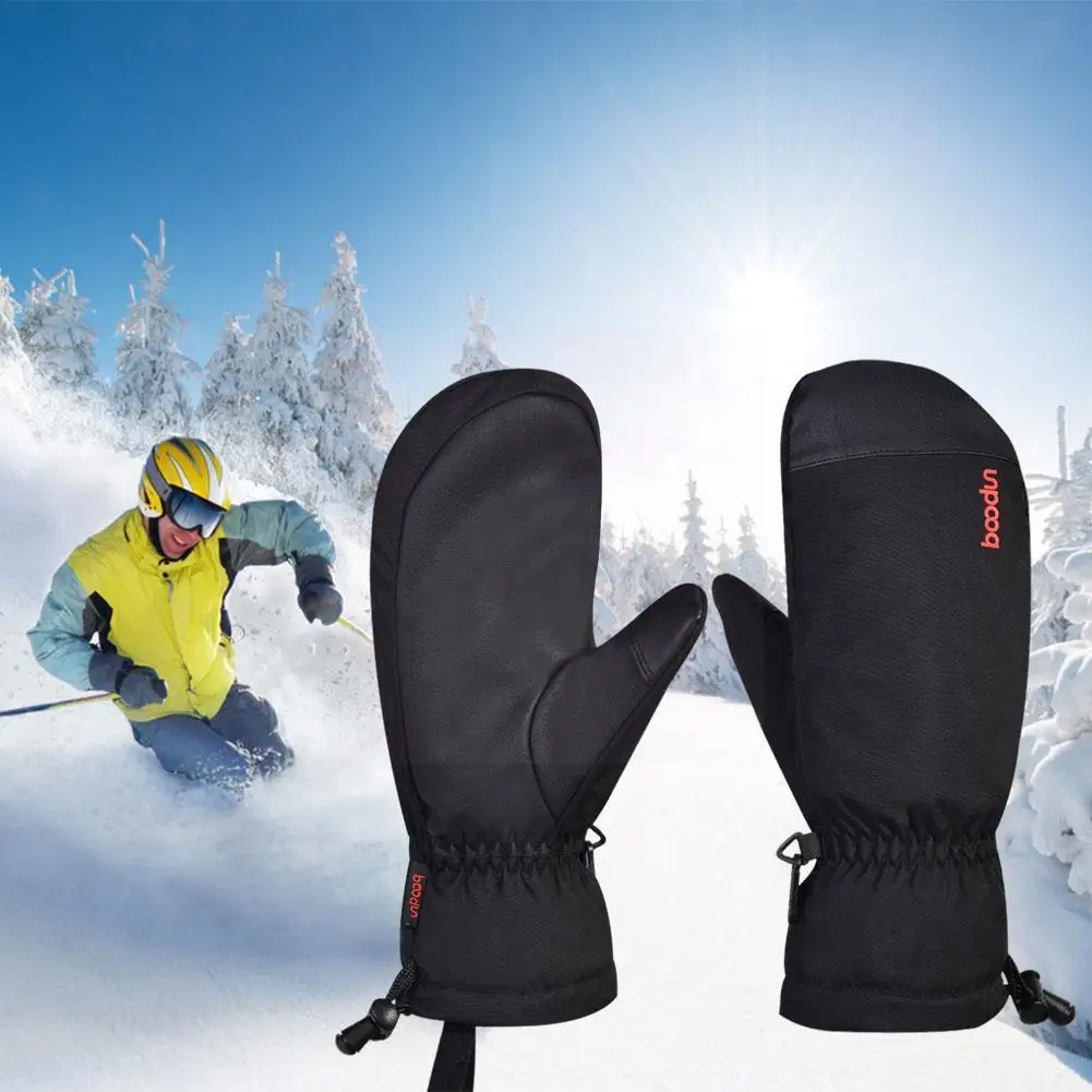 

Водонепроницаемые лыжные перчатки 1 пара, зимние уличные спортивные износостойкие перчатки для катания на лыжах, удобные теплые перчатки д...