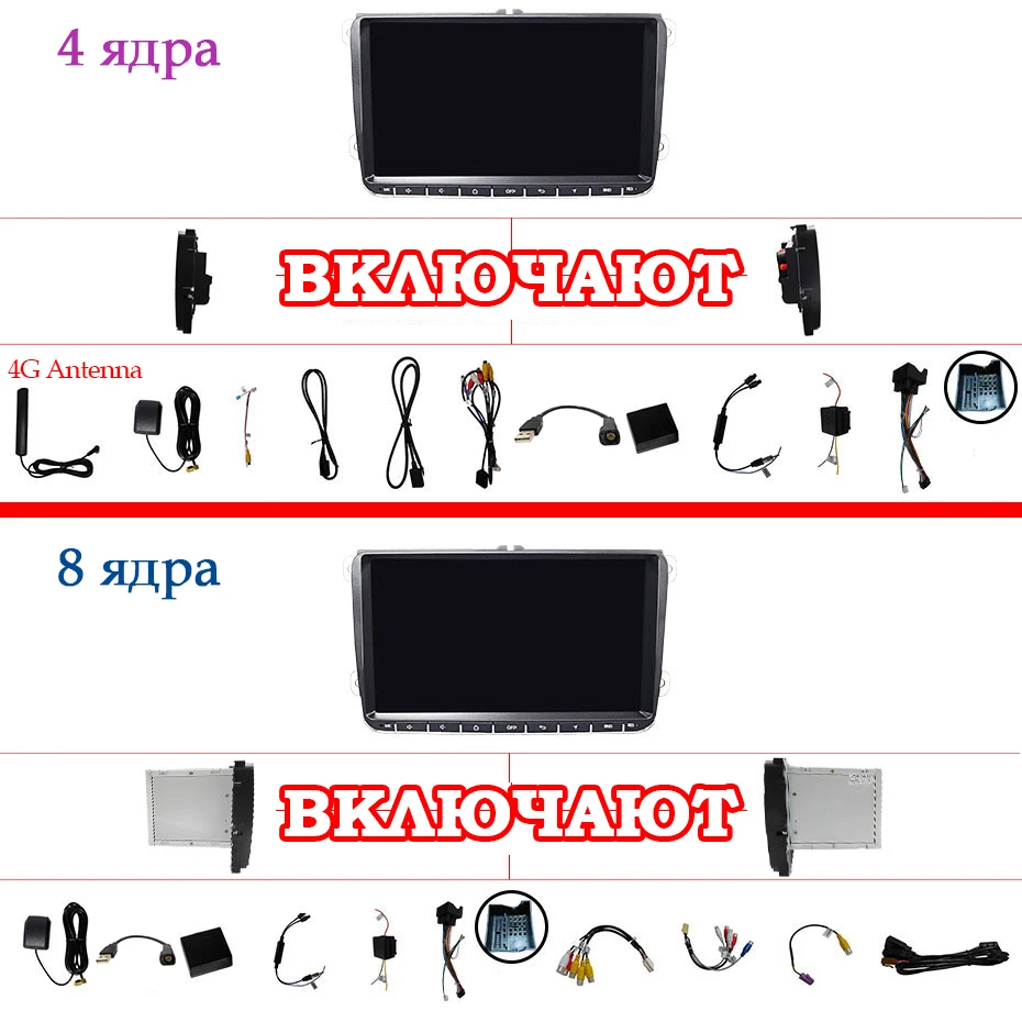 Android 10 2 Din 4 г+ 64 г 8 ядерный автомобильный dvd Мультимедиа Радио gps аудио для VW polo golf 5 6 passat B6 B7 cc tiguan skoda/Seat DSP ips