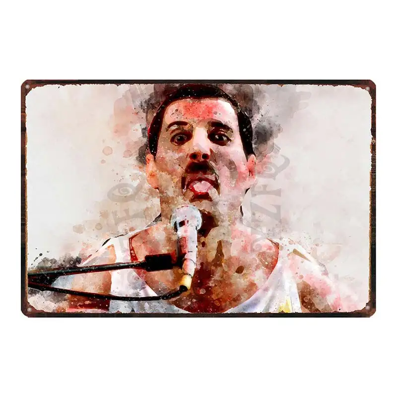 

Rock Music Guitar Vintage Metal Tin Sign Wall Bar Cafe Store Home Art Craft Decor 30X20CM DU-7507A