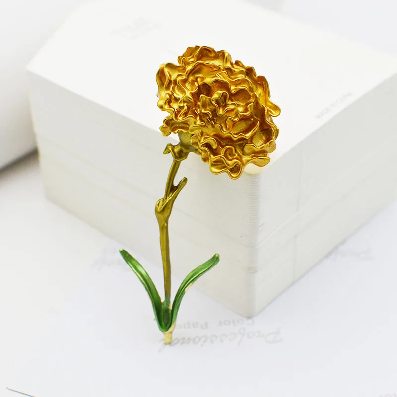 Новинка модные броши в форме гвоздики подарки для женщин эмалированная булавка