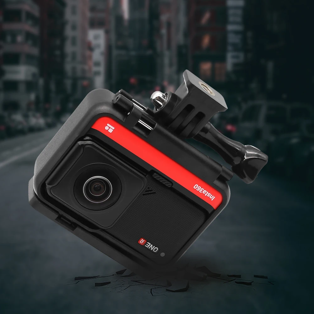 

SUREWO-Cover Lens Guards Protector Cap for Insta360 ONE R 4K Camera Accessories Protective Case Border Frame Mounting Bracket