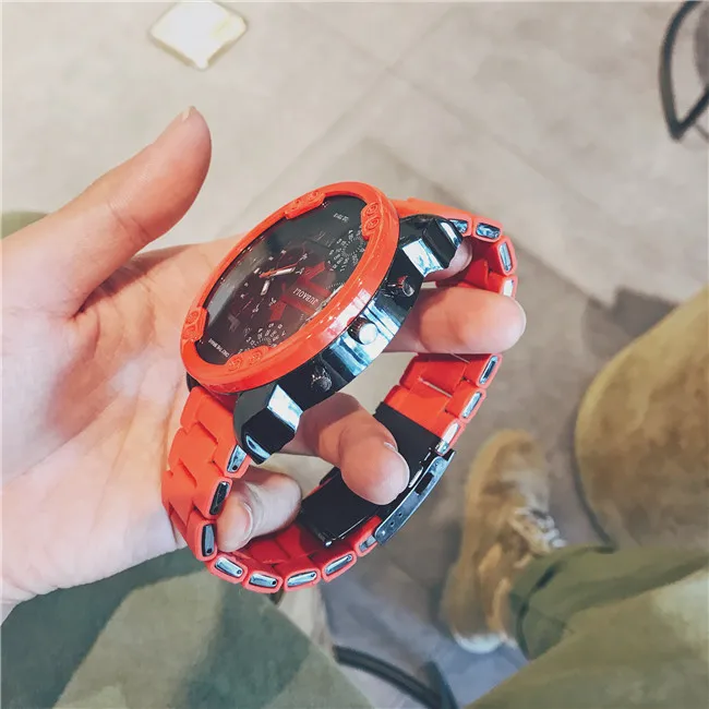 Брендовые Часы бизнес класса для мужчин спортивные Кварцевые военные часы с