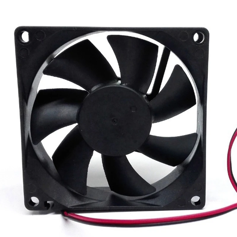 

Case Fan 80X80X25cm Silent High Air Volume Computer Cooling Fan 4Pin Plug for Desktop Computer Case