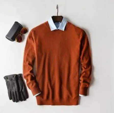 

Classic pullover men sweater 2021 autumn winter cashmere cotton blended man warm sweter jersey hombre pull homme jumper