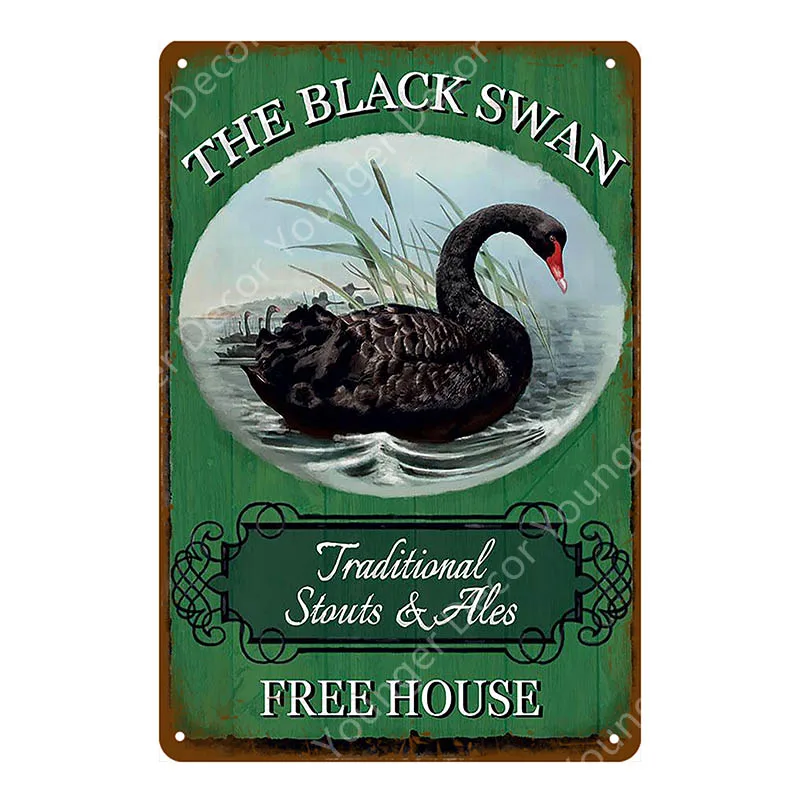 YD7894BI Fresh Eggs Black Grouse Metal Signs Beef Cow Chicken Meat Collection Poster Vintage Wall Painting Craft Farm House Decor YI-164 - Цвет: YD7894BI