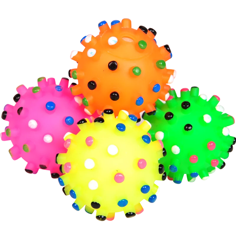 Резиновая маленькая собачья игрушка мяч зубы молярные игрушки для щенков