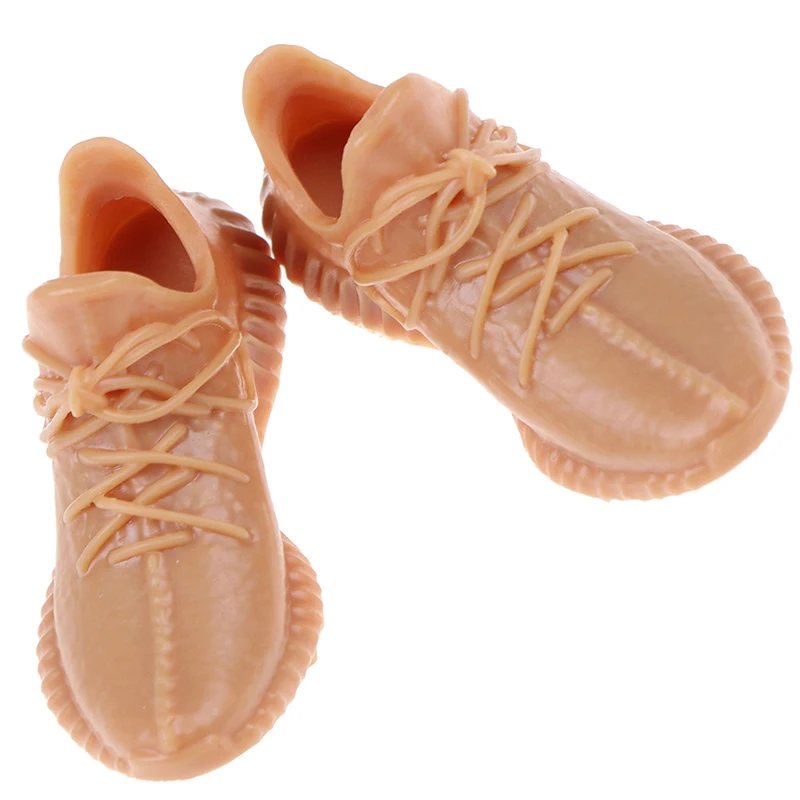 Горячая 1:12 миниатюрные Модные Мужские модельные туфли Спортивная обувь