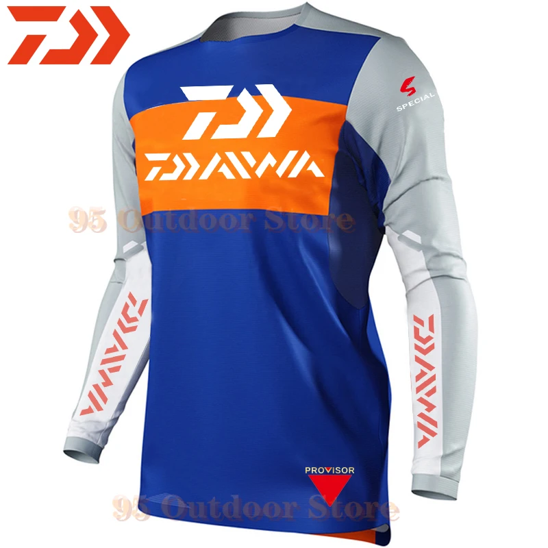 

Мужская одежда для рыбалки DAIWA с защитой от УФ-лучей, светильник Кая быстросохнущая дышащая рубашка с длинными рукавами для рыбалки и езды н...
