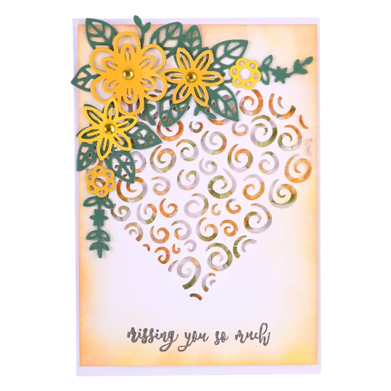 

YaMinSanNiO Spring Flower Metal Cutting Dies 2020 New for Scrapbooking Card Making Blossom Flowers Diecut Crafts Dropshipping